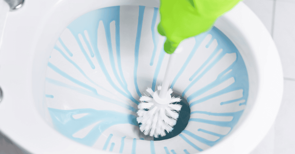 How to clean the toilet bowl