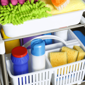 Under-sink organizers - stackable bins