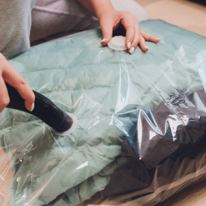 How to organize linen closet without shelves easily 2 organize linen closet without shelves -use storage vacuum bags