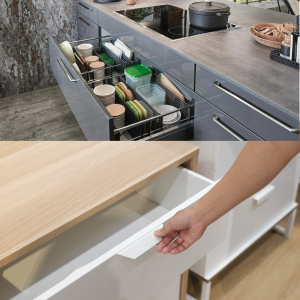 Ways to organize kitchen drawers with pull out drawers