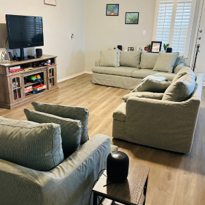 Living room Deep Cleaning Challenge -A living room